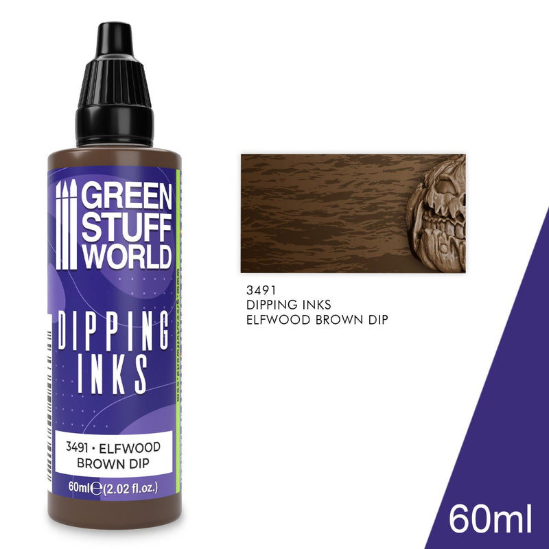 Load image into Gallery viewer, Dipping ink 60 ml - ELFWOOD BROWN DIP
