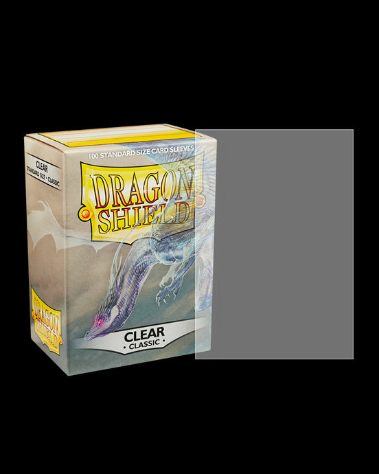 Arcane Tinmen AT-10001 Dragon Shield Card Sleeves Classic, Clear