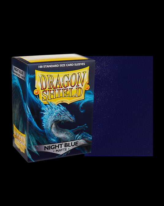 Arcane Tinmen AT-11042 Dragon Shield Card Sleeves Matte, Night Blue