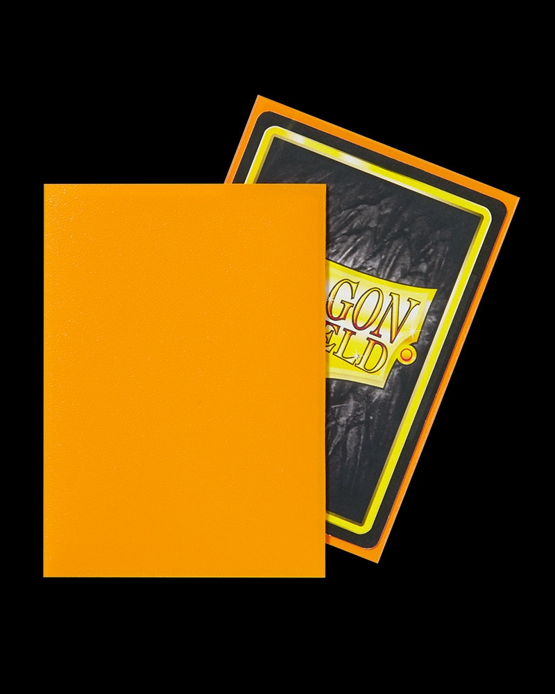 Load image into Gallery viewer, Arcane Tinman AT-11013 Dragon Shield Sleeves - Matte Orange Card Sleeves 63x88mm

