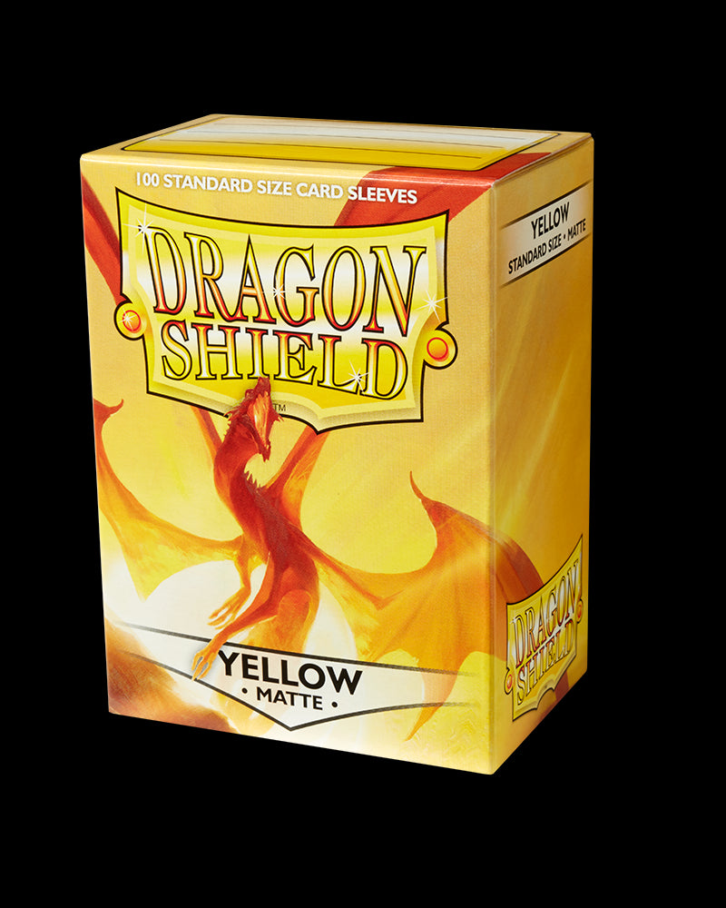 Load image into Gallery viewer, Arcane Tinman AT-11014 Dragon Shield Sleeves Matte Card Game, Yellow
