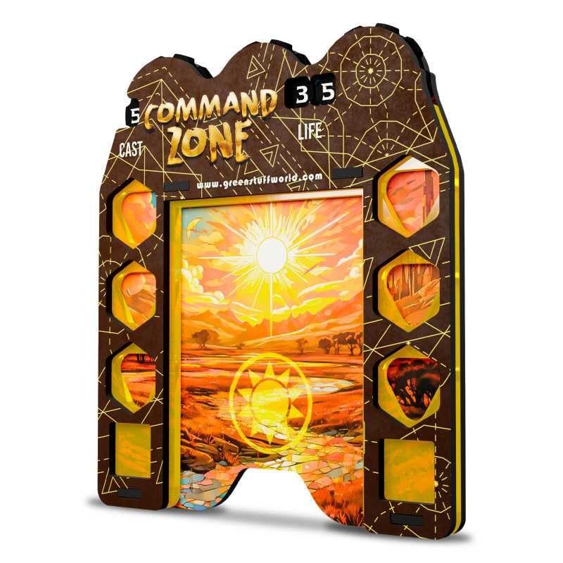 Load image into Gallery viewer, Command Zone Tray - Life and Utility Tracker for Commander Format and Other CCG&#39;s
