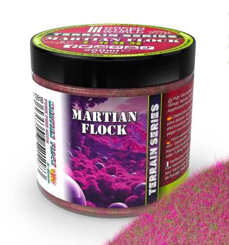 Green Stuff World Martian Fluor Grass - 200ml Flocking for Basing Miniatures and Terrain