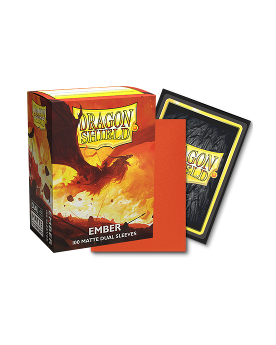 Dragon Shield:  Ember - Dual Matte Sleeves - Standard Size 15054