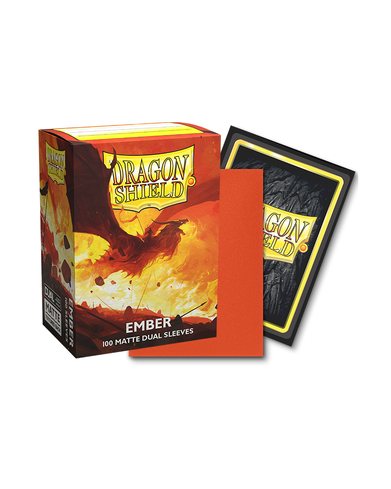 Load image into Gallery viewer, Dragon Shield:  Ember - Dual Matte Sleeves - Standard Size 15054
