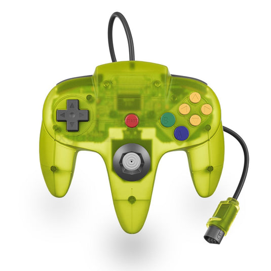 XYAB PROTO64 Wired Controller - Extreme Green for Nintendo n64 - Cobbco