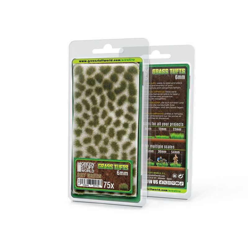 Load image into Gallery viewer, Green Stuff World Static Grass Tufts 6 mm - Dry Green - 10670 - Cobbco
