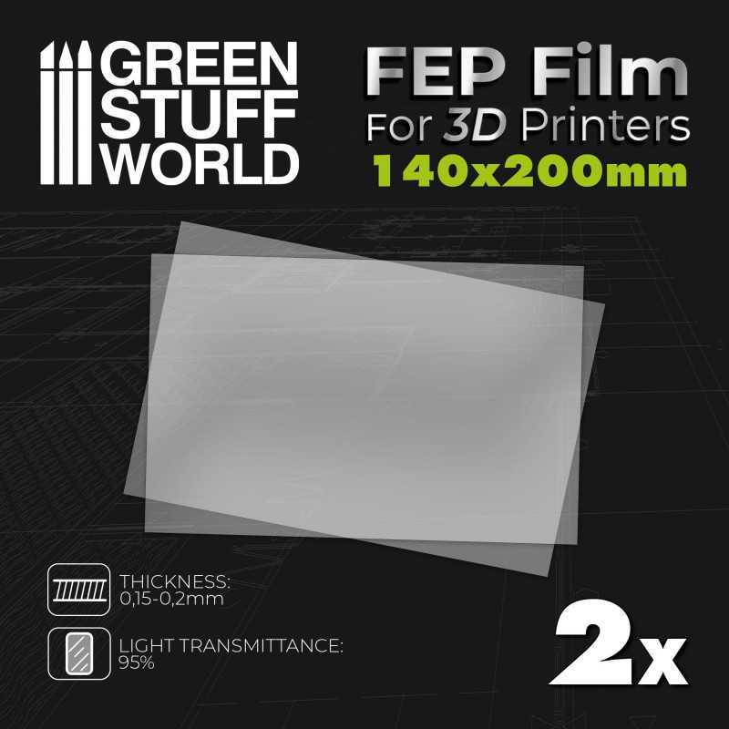 Load image into Gallery viewer, Green Stuff World for Models &amp; Miniatures FEP Film 200x140mm (pack of 2) 3078
