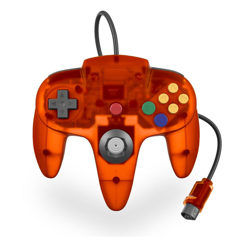 Load image into Gallery viewer, XYAB PROTO64 Wired Controller - Fire Orange for Nintendo n64 - Cobbco
