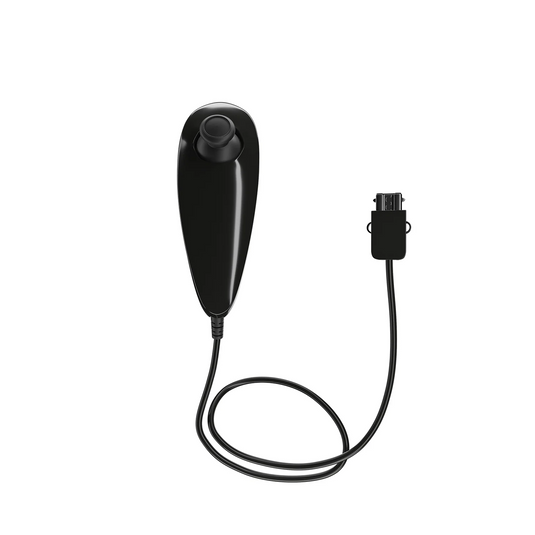 XYAB - Wii Remote Nunchuck Controller for Nintendo Wii/Wii U Game Bundle Black