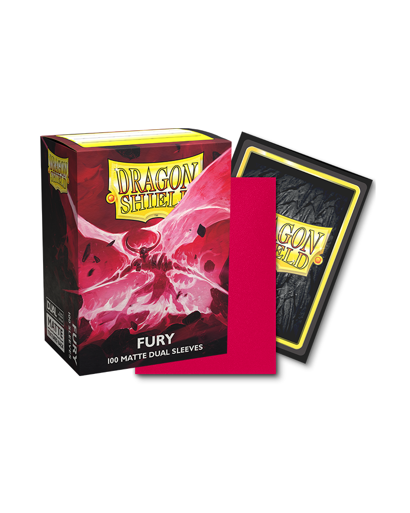 Load image into Gallery viewer, Dragon Shield: Fury - Dual Matte Sleeves - Standard Size 15055
