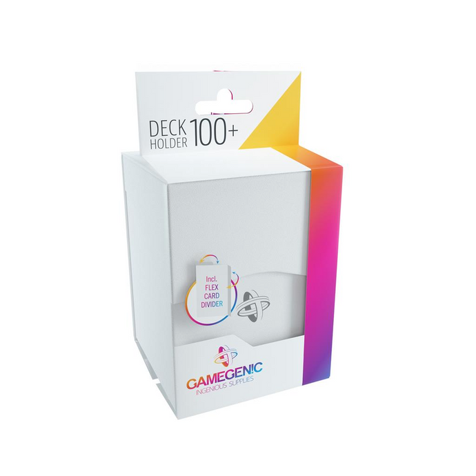 GameGenic Deck Holder Deck Holder 100+ White for Magic the Gathering and Pokemon