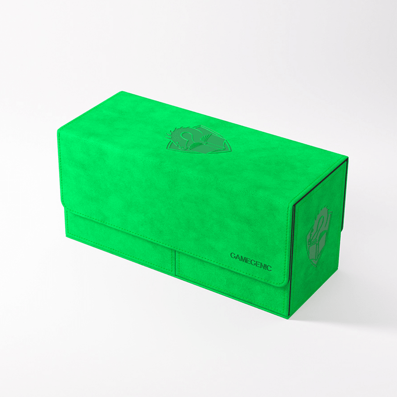 Load image into Gallery viewer, GameGenic The Academic 133+ XL Green / Black Deck Box - Cobbco
