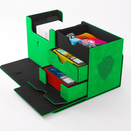 GameGenic The Academic 133+ XL Green / Black Deck Box - Cobbco