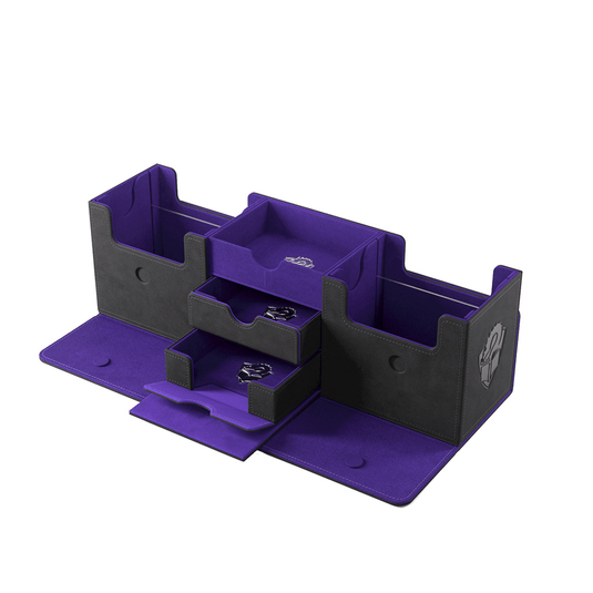 GameGenic The Academic 266+ XL Black - Purple Deck Box - Cobbco