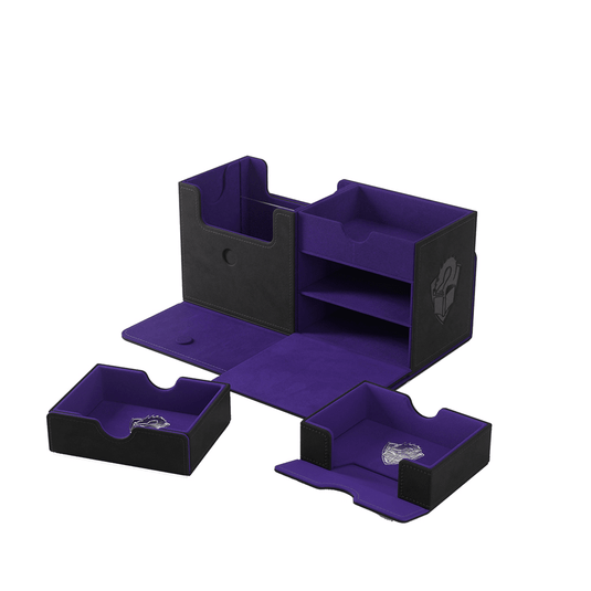 GameGenic The Academic 133+ XL Black - Purple Deck Box - Cobbco