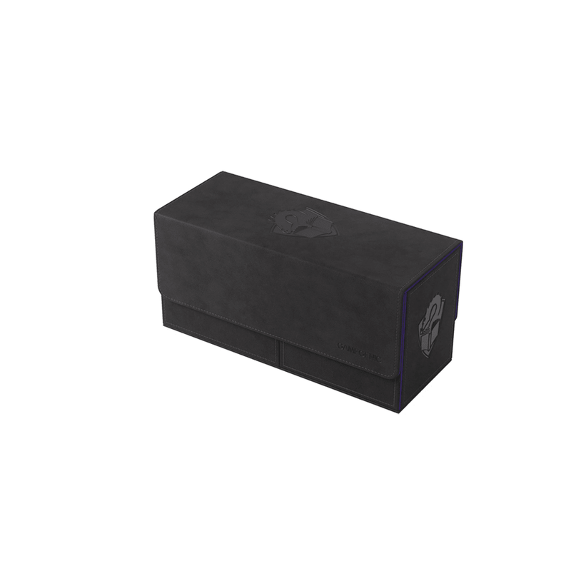 Load image into Gallery viewer, GameGenic The Academic 133+ XL Black - Purple Deck Box - Cobbco
