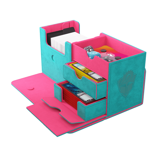 GameGenic The Academic 133+ XL Teal/Pink Deck Box - Cobbco
