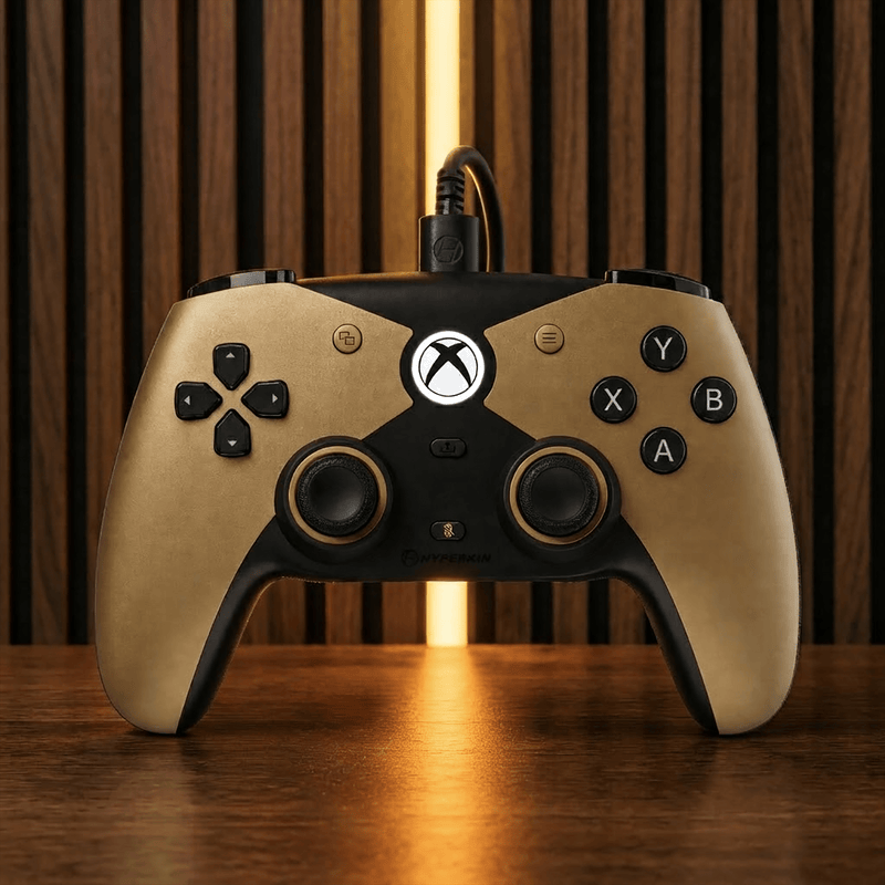 Load image into Gallery viewer, The Competitor Wired Controller Officially Licensed by XBOX - Gold
