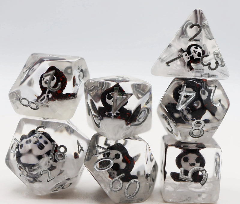 Load image into Gallery viewer, Foam Brain Games Grim Reaper RPG Dice Set FBG2386 - Cobbco
