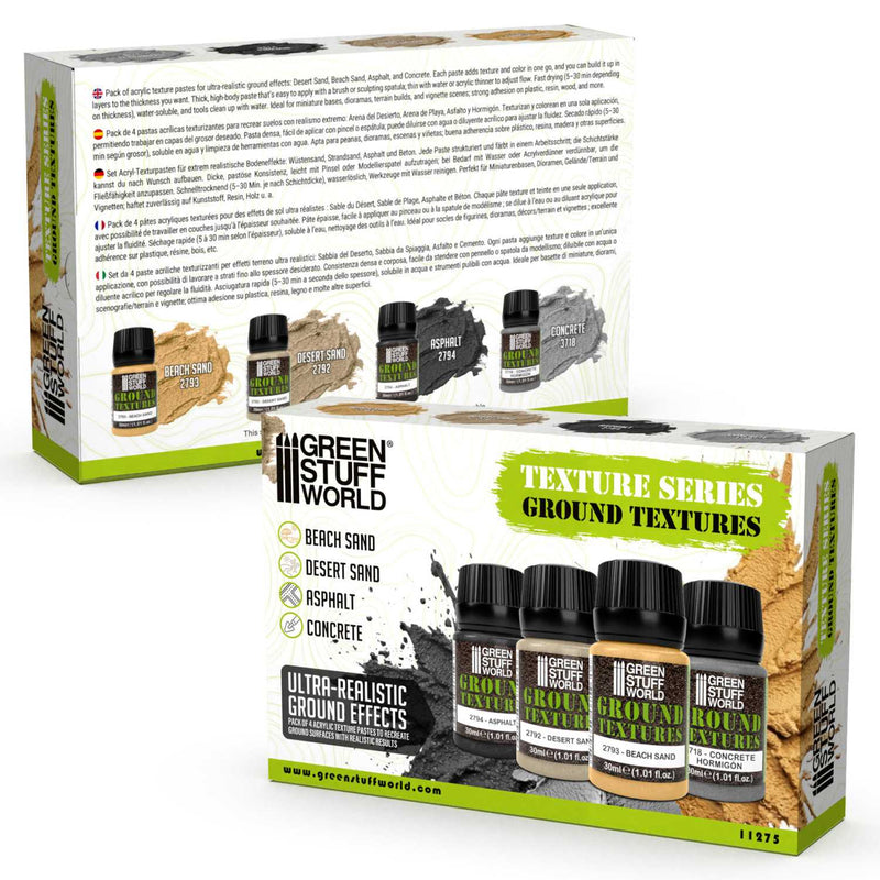 Load image into Gallery viewer, Green Stuff World Ground textures set 30ml for Modeling and Dioramas - Cobbco
