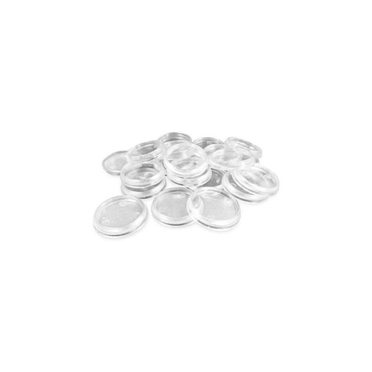 Hollow Plastic Bases - TRANSPARENT 32mm