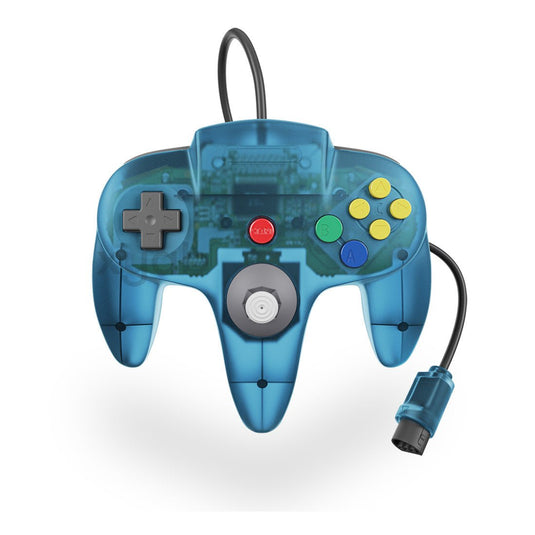 XYAB PROTO64 Wired Controller - Ice Blue for Nintendo n64 - Cobbco