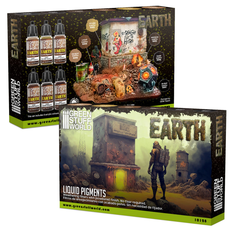 Load image into Gallery viewer, Liquid Pigments Set - Earth
