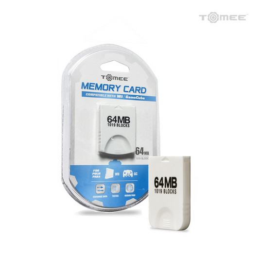 Tomee Wii/Gamecube 64MB Memory Card (1019 Blocks)