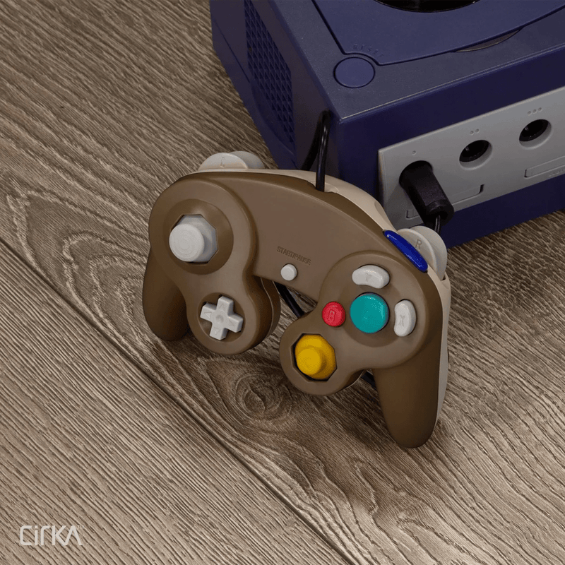 Load image into Gallery viewer, Hyperkin CirKa Wired Controller - Brown / Beige for Nintendo Gamecube
