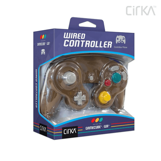 Hyperkin CirKa Wired Controller - Brown / Beige for Nintendo Gamecube