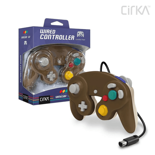 Hyperkin CirKa Wired Controller - Brown / Beige for Nintendo Gamecube