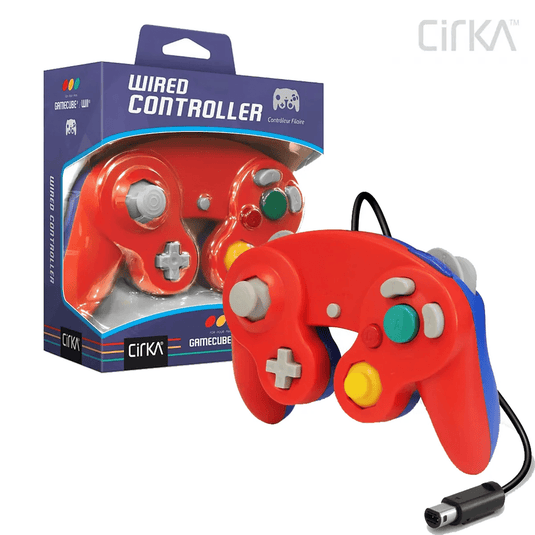 Hyperkin CirKa Wired Controller - Red / Blue for Nintendo Gamecube