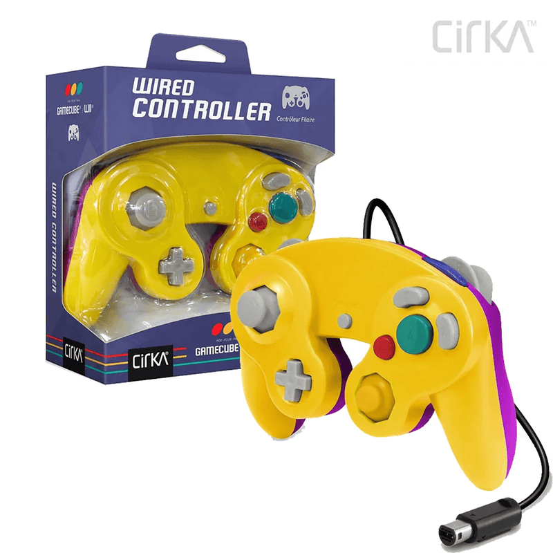 Load image into Gallery viewer, Hyperkin CirKa Wired Controller - Yellow / Purple for Nintendo Gamecube
