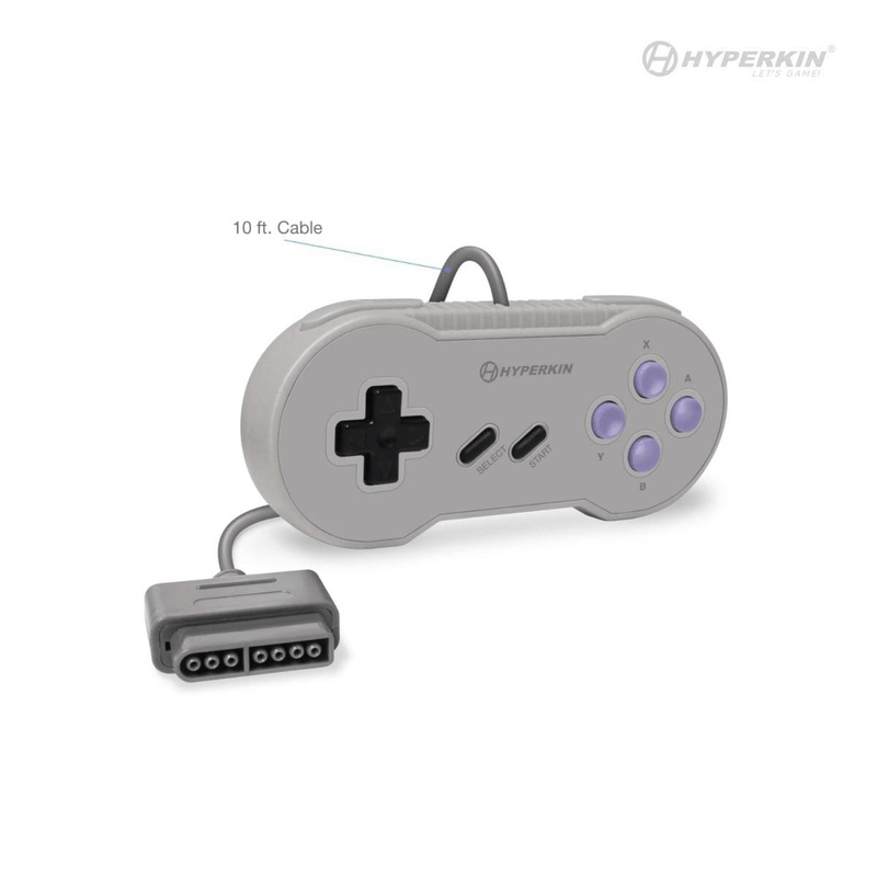 Load image into Gallery viewer, Hyperkin "Scout" Premium Controller for Super NES (Retro Grey) - Super NES - Cobbco

