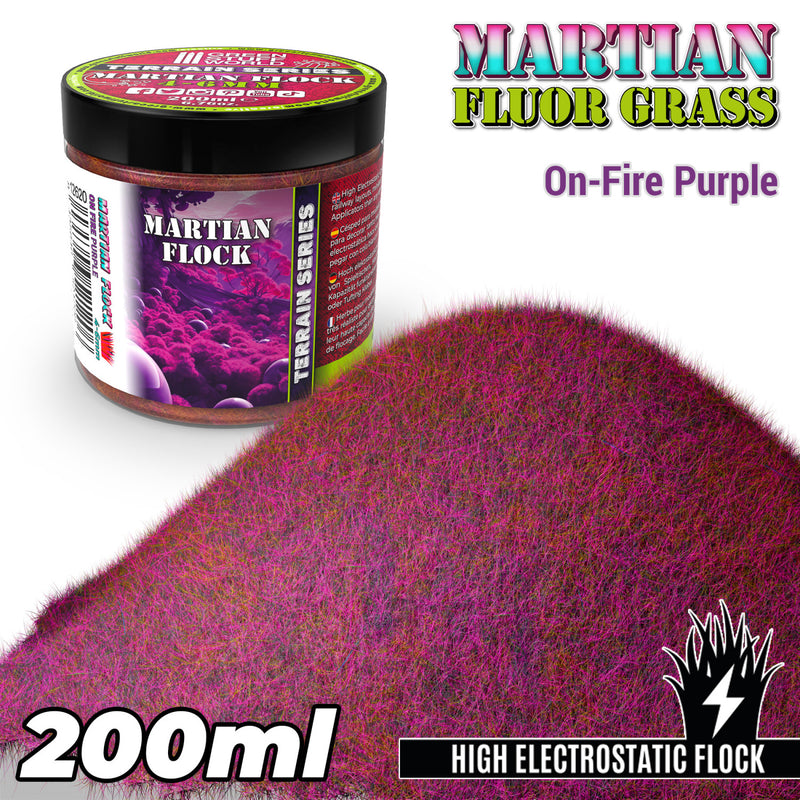 Load image into Gallery viewer, Martian Fluor Grass - On Fire Purple - 200ml

