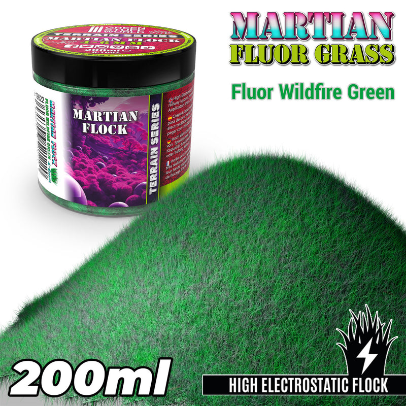 Load image into Gallery viewer, Martian Fluor Grass - Wildfire Green - 200ml
