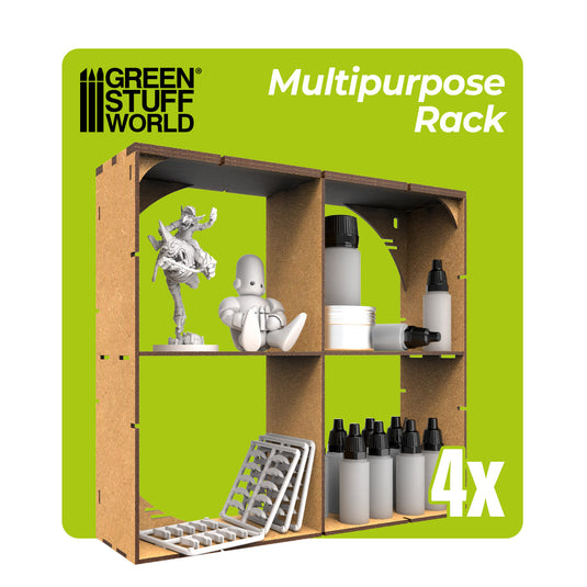Green Stuff World MDF Multipurpose Rack x4 - Cobbco