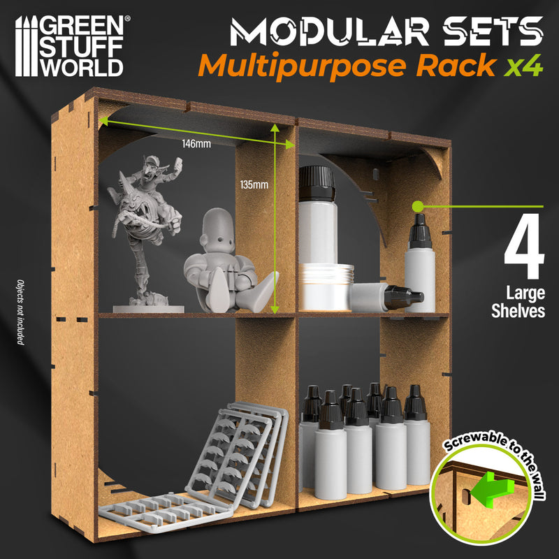 Load image into Gallery viewer, Green Stuff World MDF Multipurpose Rack x4 - Cobbco
