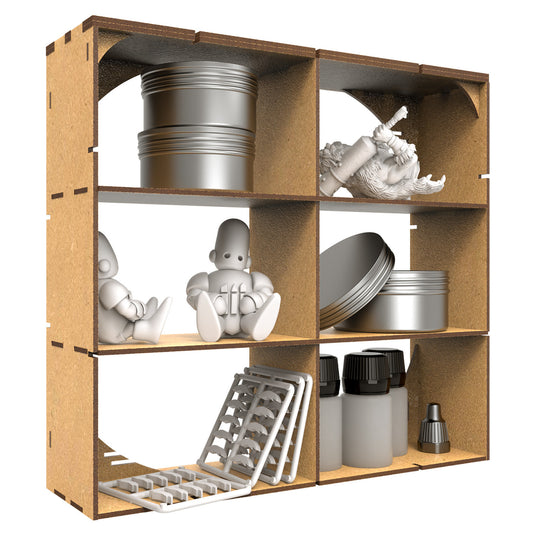 Green Stuff World MDF Multipurpose Rack x6 - Cobbco