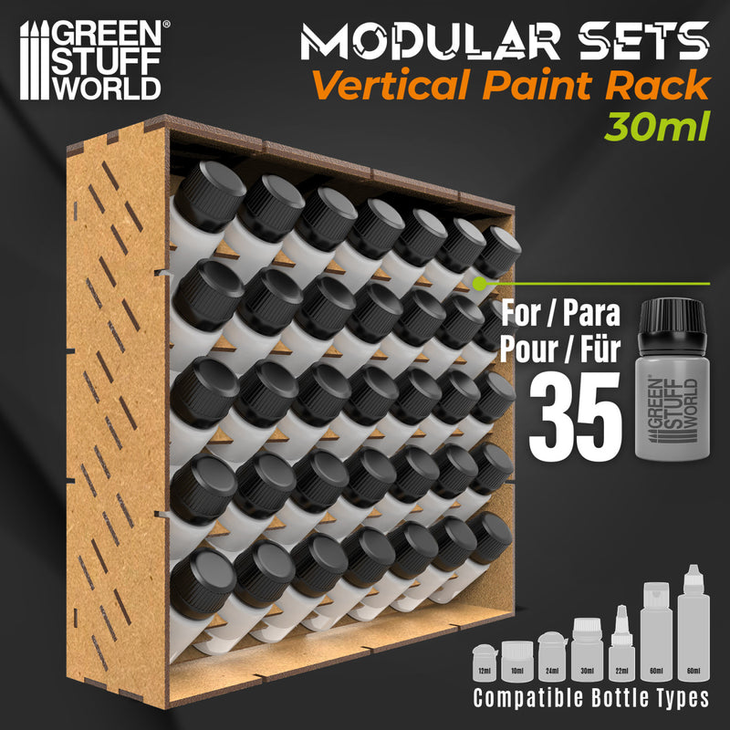 Load image into Gallery viewer, Green Stuff World Modular Paint Rack - VERTICAL 30ml - Cobbco
