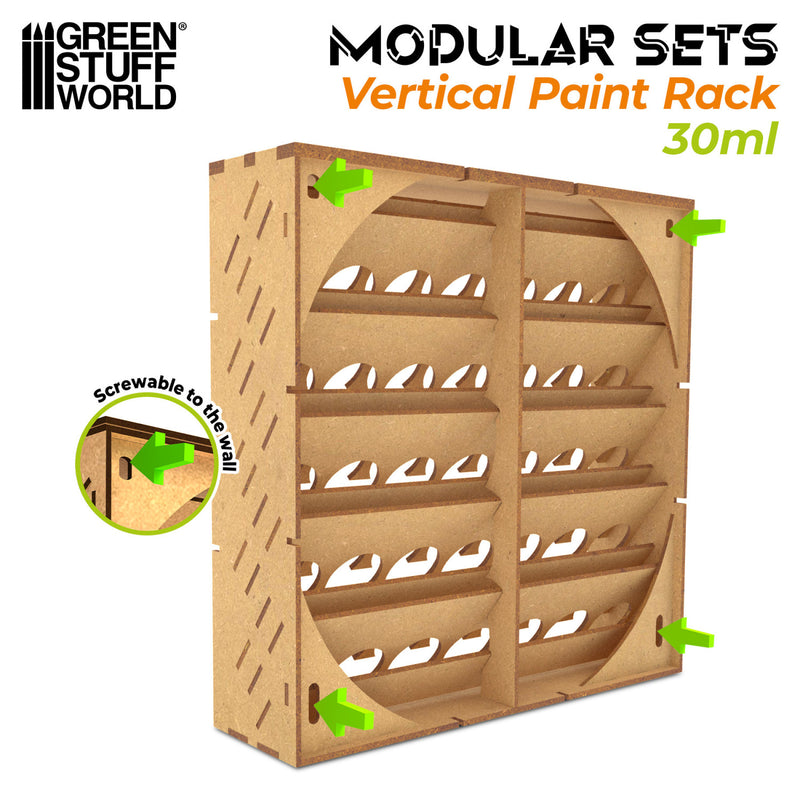 Load image into Gallery viewer, Green Stuff World Modular Paint Rack - VERTICAL 30ml - Cobbco

