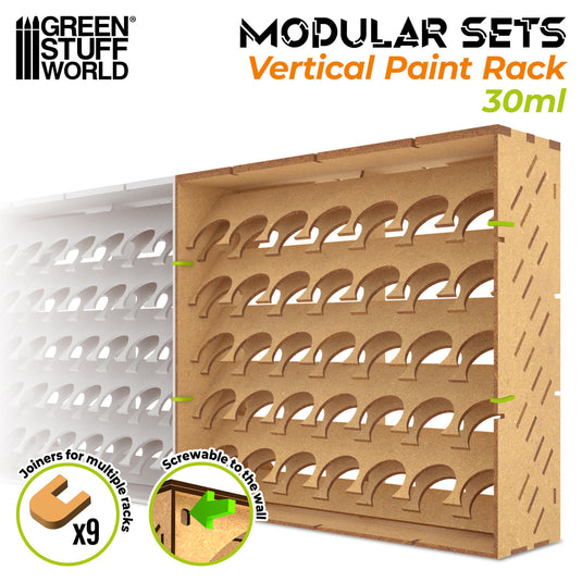 Green Stuff World Modular Paint Rack - VERTICAL 30ml - Cobbco