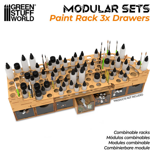 Green Stuff World Modular Set 3x Drawers - Cobbco