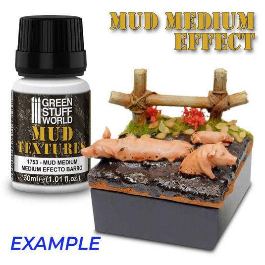 Green Stuff World for Models & Miniatures Mud Effect Medium 30ml 1753