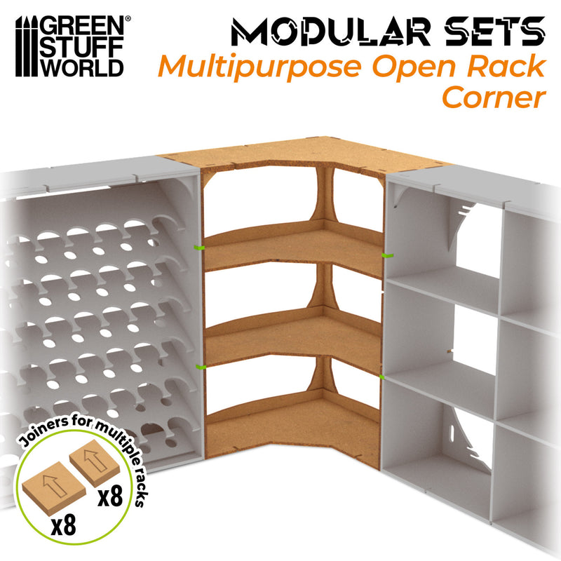 Load image into Gallery viewer, Green Stuff World Multipurpose Open Rack - CORNER - Cobbco
