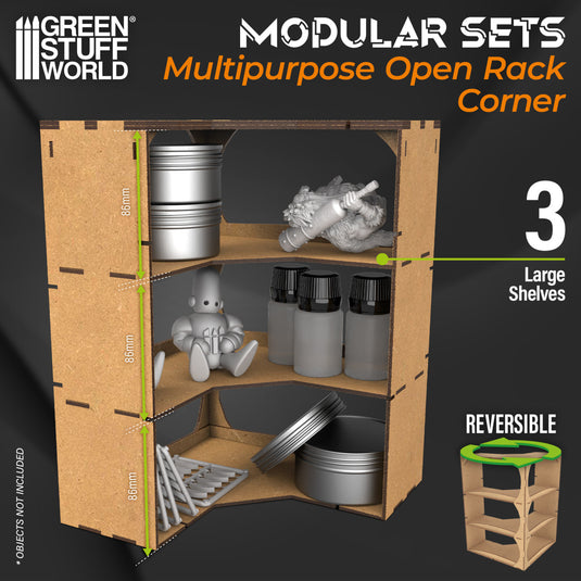 Green Stuff World Multipurpose Open Rack - CORNER - Cobbco
