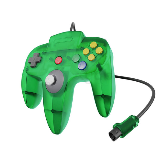 XYAB PROTO64 Wired Controller - Jungle Green - for Nintendo n64 - Cobbco