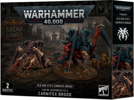 Games Workshop Tyranids Old One Eye's Carnifex Brood Warhammer 40k