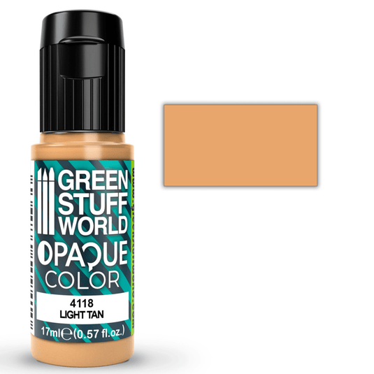 Green Stuff World Opaque Colors - Light Tan 17ml - 4118 - Cobbco